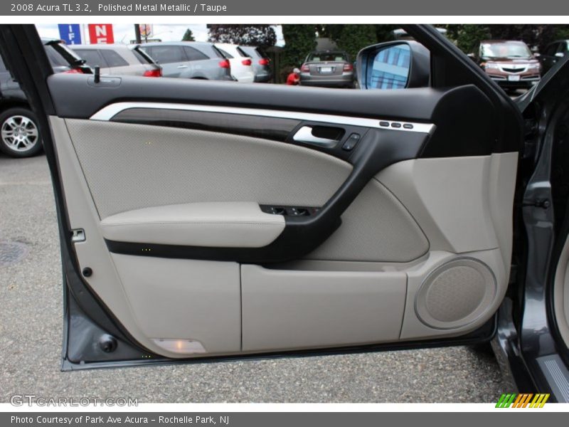 Polished Metal Metallic / Taupe 2008 Acura TL 3.2