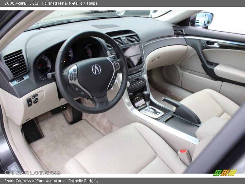 Polished Metal Metallic / Taupe 2008 Acura TL 3.2