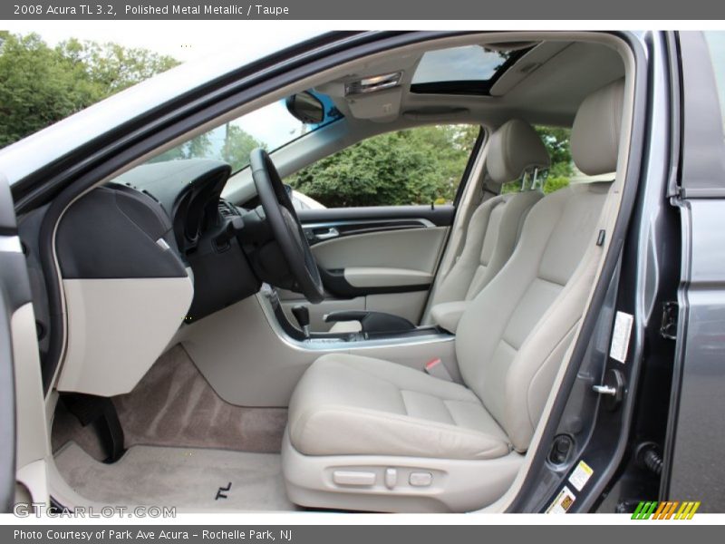 Polished Metal Metallic / Taupe 2008 Acura TL 3.2