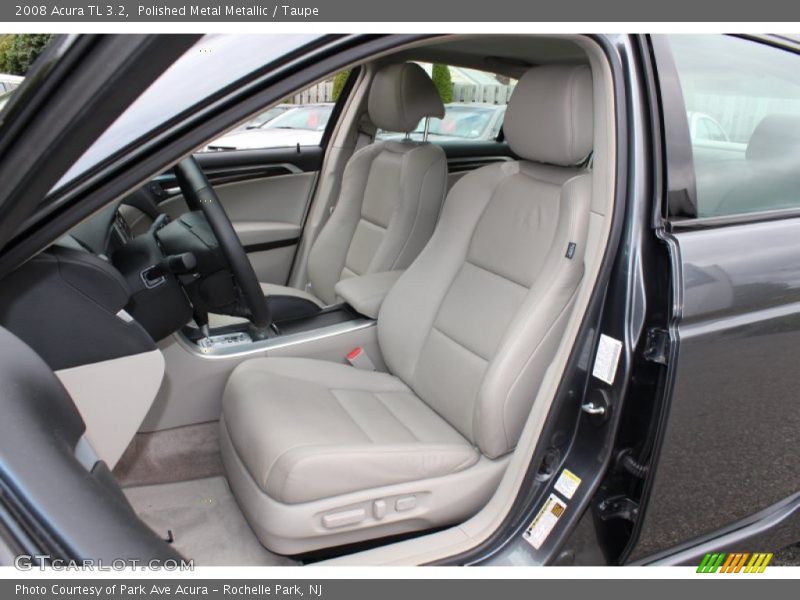 Polished Metal Metallic / Taupe 2008 Acura TL 3.2