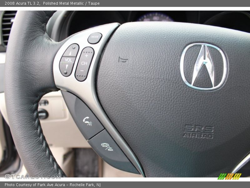 Polished Metal Metallic / Taupe 2008 Acura TL 3.2