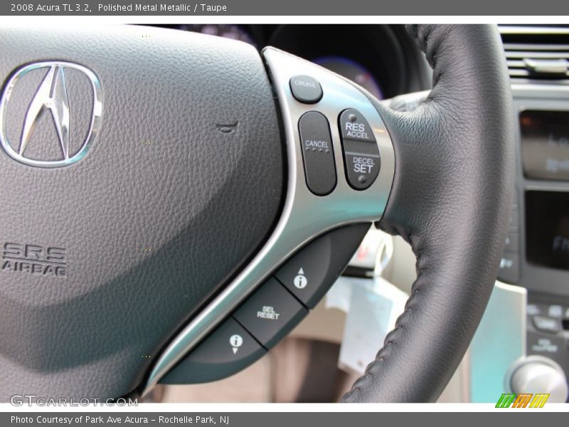 Polished Metal Metallic / Taupe 2008 Acura TL 3.2