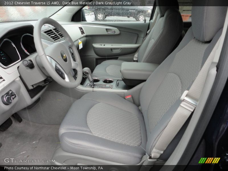  2012 Traverse LS AWD Dark Gray/Light Gray Interior
