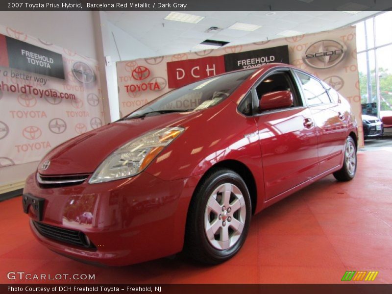 Barcelona Red Metallic / Dark Gray 2007 Toyota Prius Hybrid