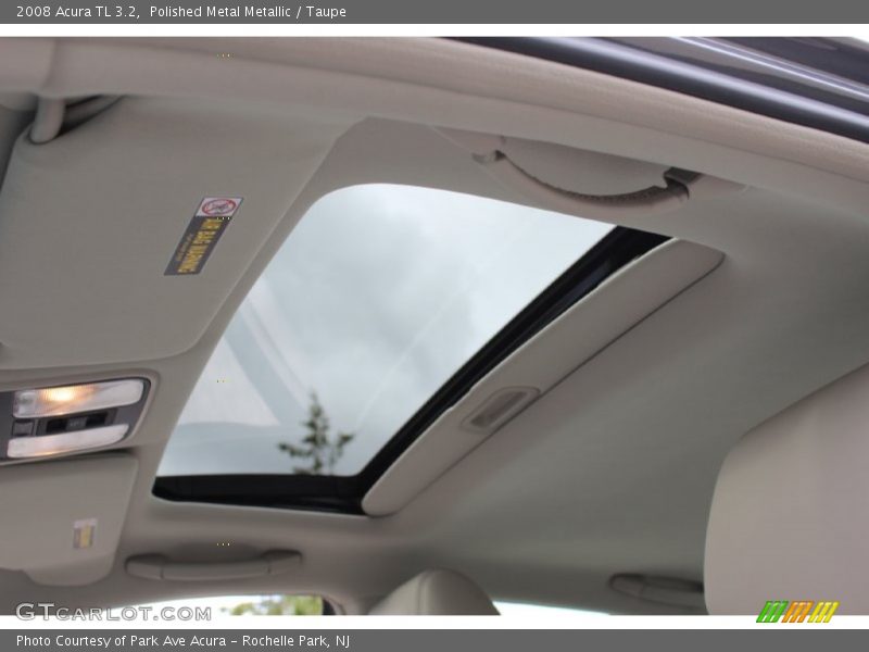 Polished Metal Metallic / Taupe 2008 Acura TL 3.2