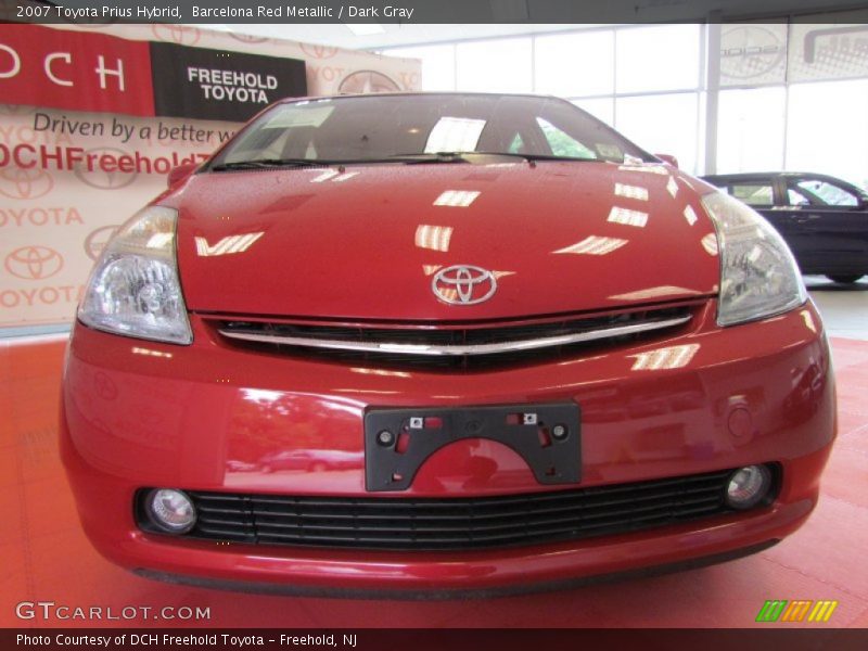 Barcelona Red Metallic / Dark Gray 2007 Toyota Prius Hybrid