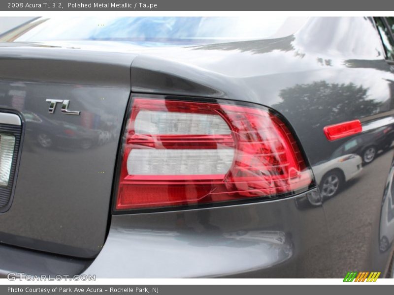 Polished Metal Metallic / Taupe 2008 Acura TL 3.2
