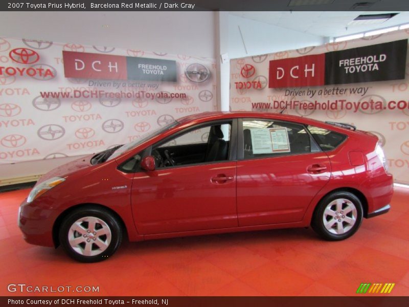Barcelona Red Metallic / Dark Gray 2007 Toyota Prius Hybrid