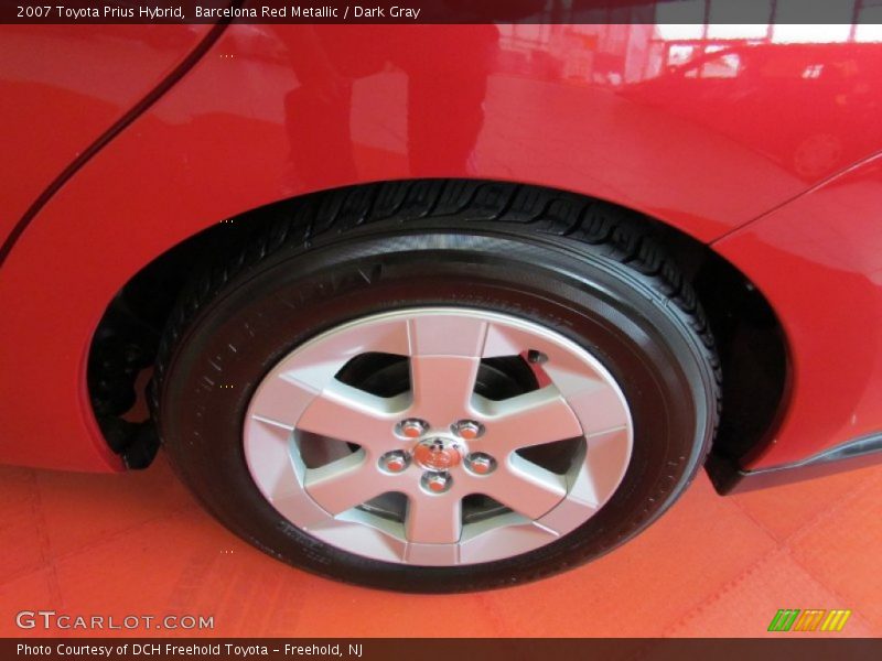 Barcelona Red Metallic / Dark Gray 2007 Toyota Prius Hybrid