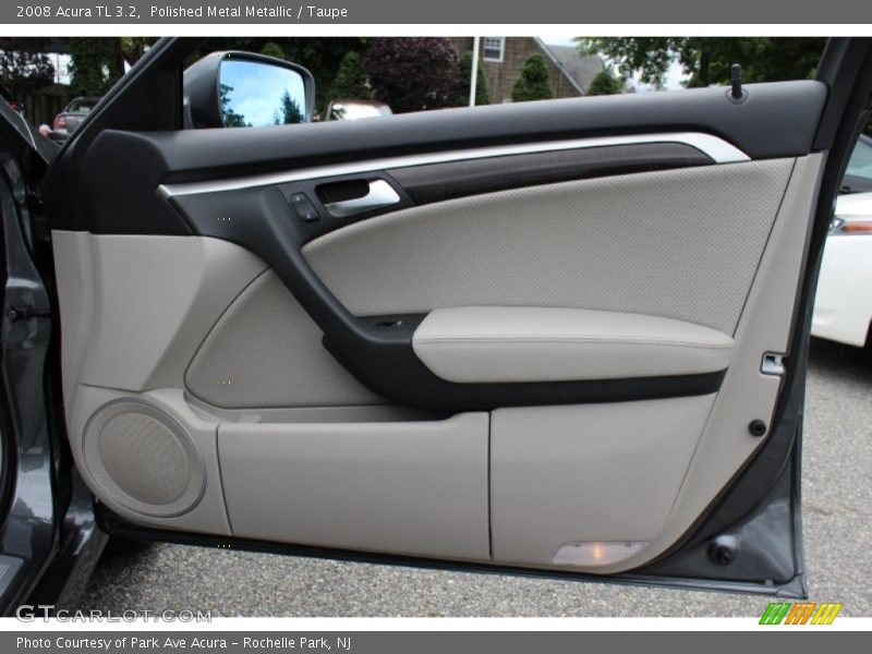Polished Metal Metallic / Taupe 2008 Acura TL 3.2