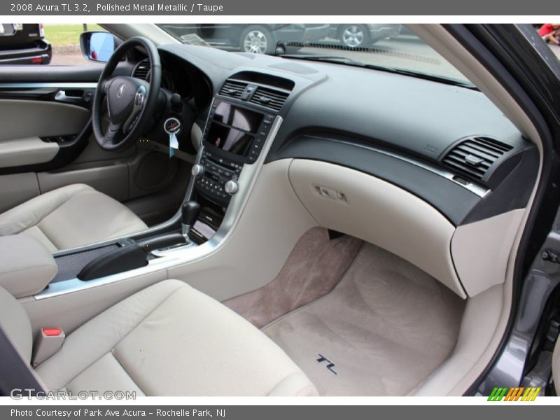 Polished Metal Metallic / Taupe 2008 Acura TL 3.2