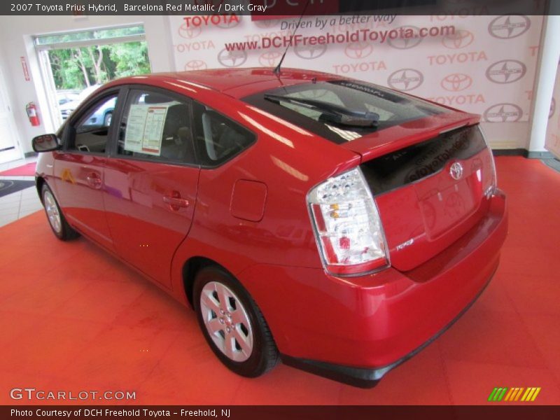 Barcelona Red Metallic / Dark Gray 2007 Toyota Prius Hybrid