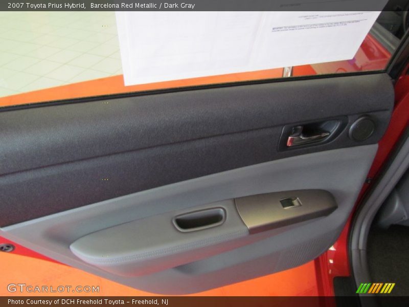 Barcelona Red Metallic / Dark Gray 2007 Toyota Prius Hybrid