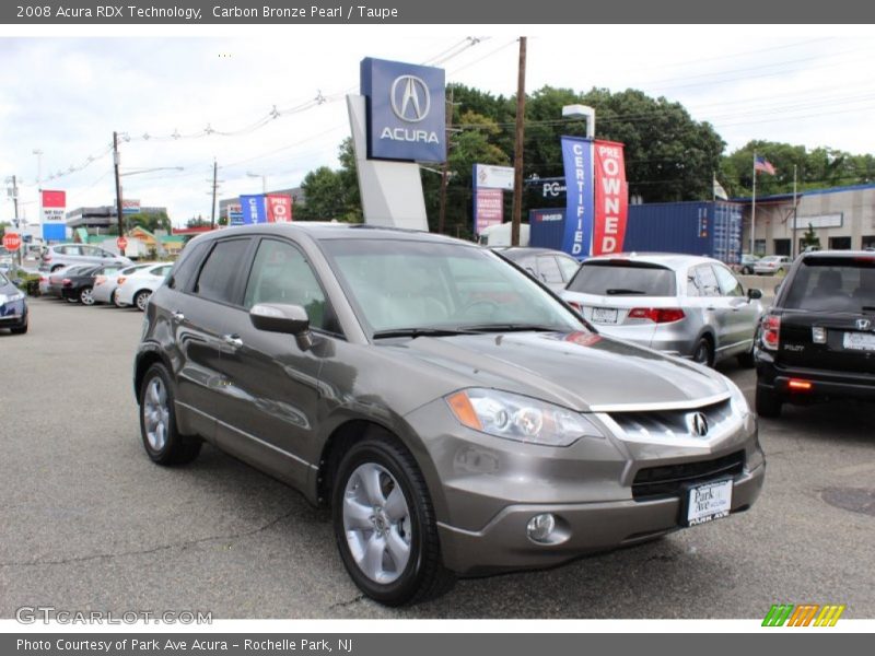 Carbon Bronze Pearl / Taupe 2008 Acura RDX Technology