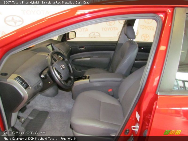 Barcelona Red Metallic / Dark Gray 2007 Toyota Prius Hybrid