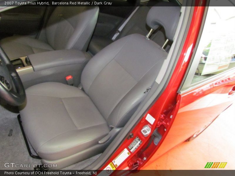 Barcelona Red Metallic / Dark Gray 2007 Toyota Prius Hybrid
