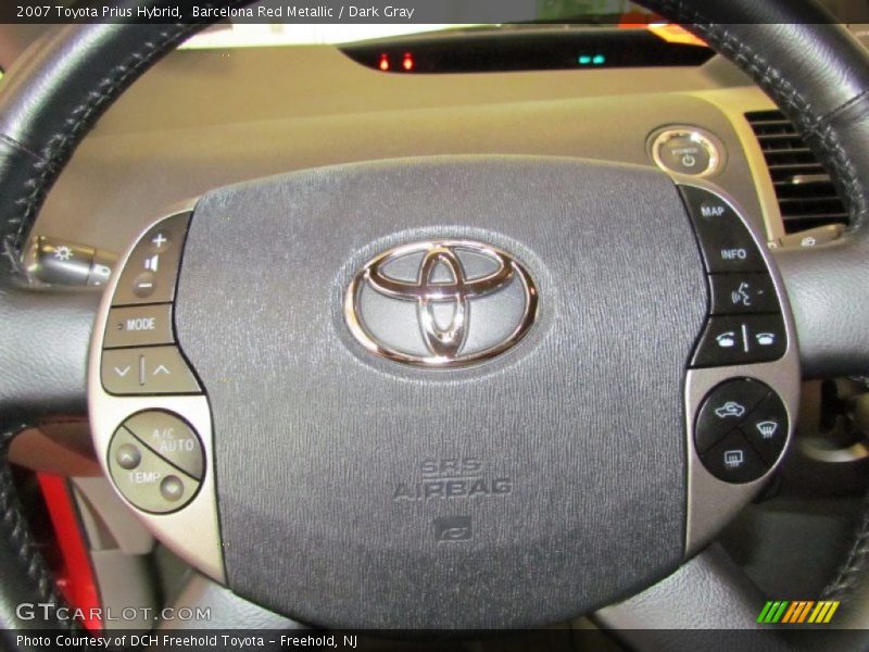 Barcelona Red Metallic / Dark Gray 2007 Toyota Prius Hybrid