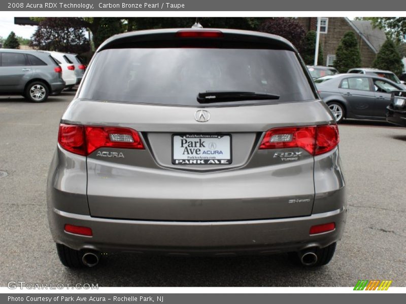 Carbon Bronze Pearl / Taupe 2008 Acura RDX Technology