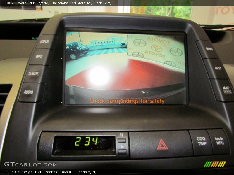 Barcelona Red Metallic / Dark Gray 2007 Toyota Prius Hybrid