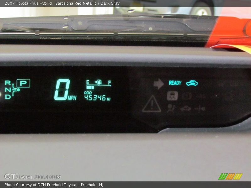 Barcelona Red Metallic / Dark Gray 2007 Toyota Prius Hybrid