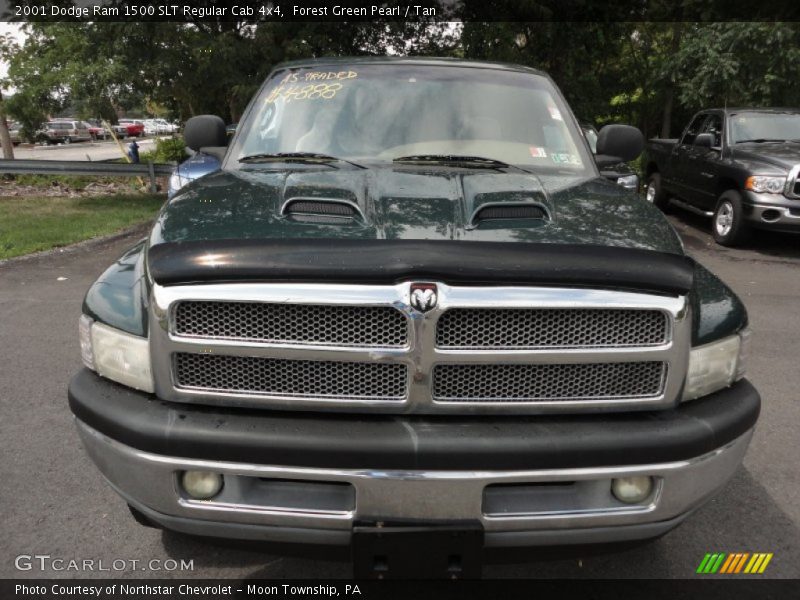 Forest Green Pearl / Tan 2001 Dodge Ram 1500 SLT Regular Cab 4x4