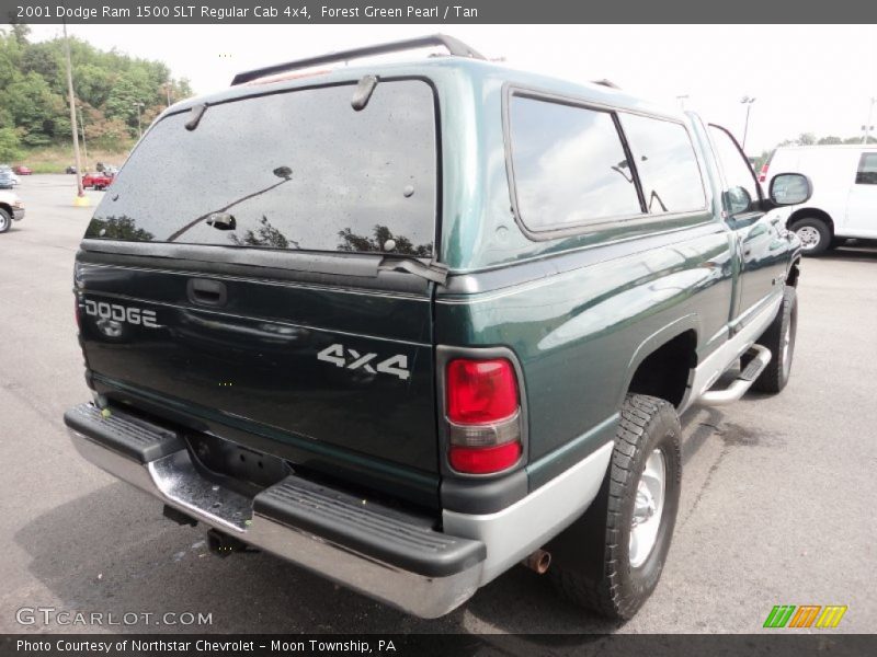 Forest Green Pearl / Tan 2001 Dodge Ram 1500 SLT Regular Cab 4x4