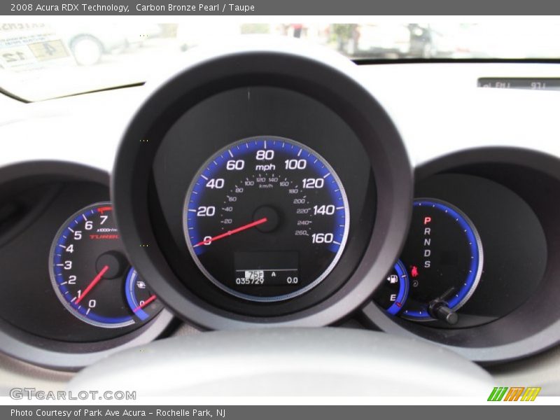 Carbon Bronze Pearl / Taupe 2008 Acura RDX Technology