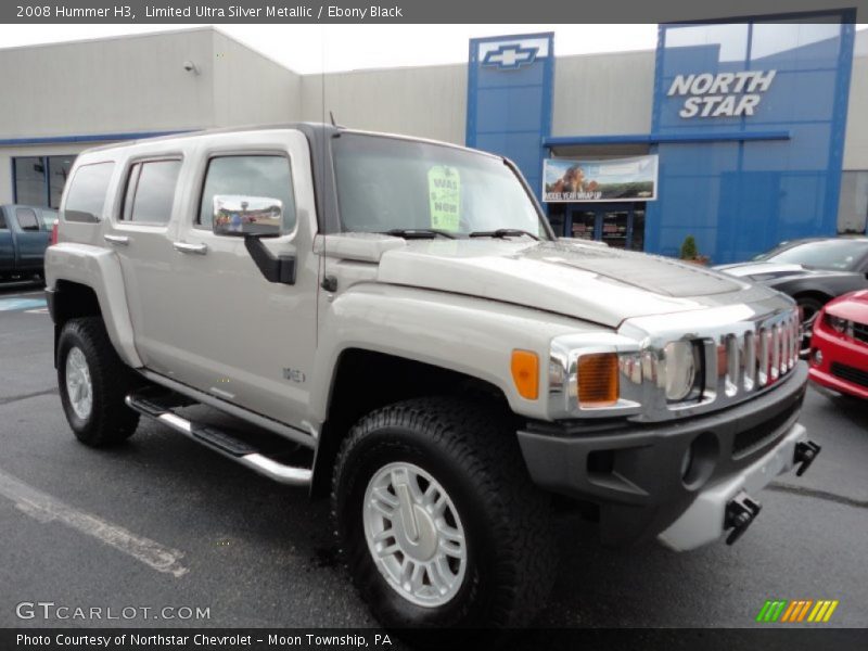 Limited Ultra Silver Metallic / Ebony Black 2008 Hummer H3