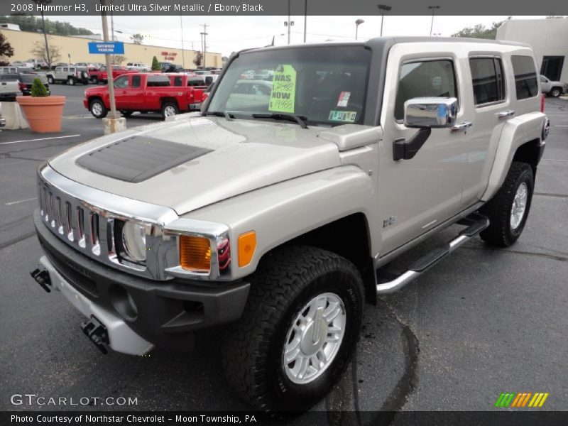 Limited Ultra Silver Metallic / Ebony Black 2008 Hummer H3