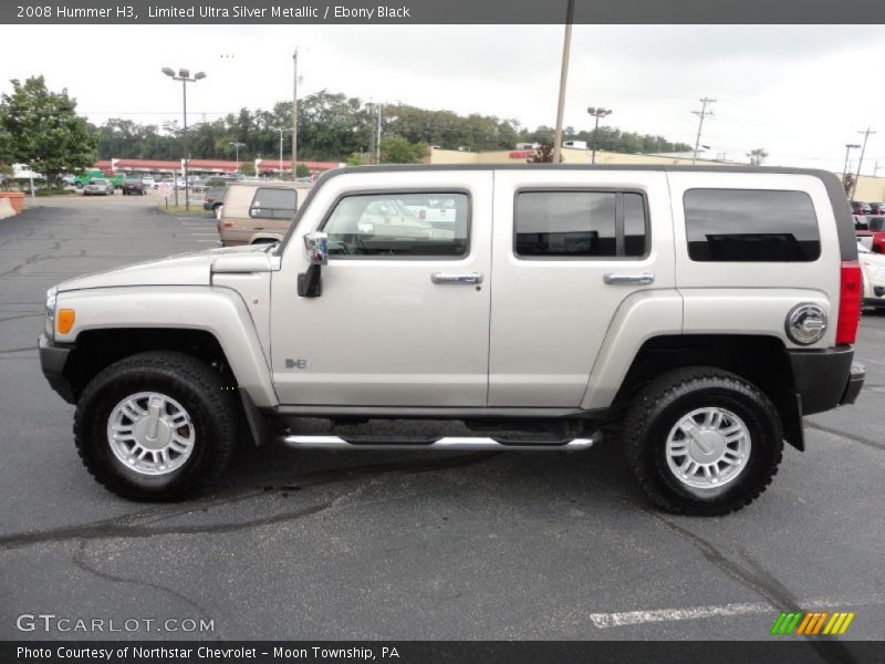 Limited Ultra Silver Metallic / Ebony Black 2008 Hummer H3