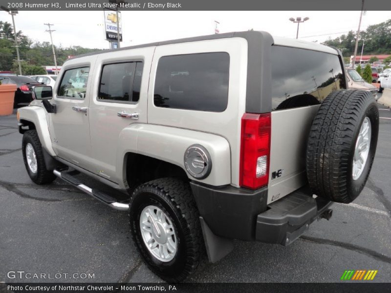 Limited Ultra Silver Metallic / Ebony Black 2008 Hummer H3