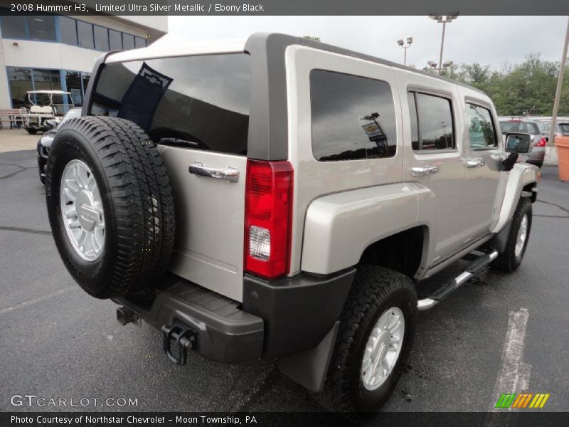 Limited Ultra Silver Metallic / Ebony Black 2008 Hummer H3