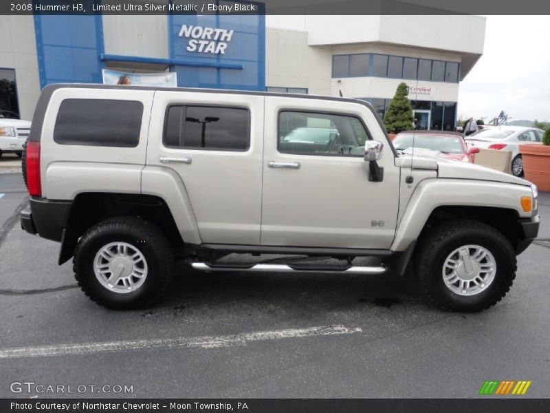 Limited Ultra Silver Metallic / Ebony Black 2008 Hummer H3