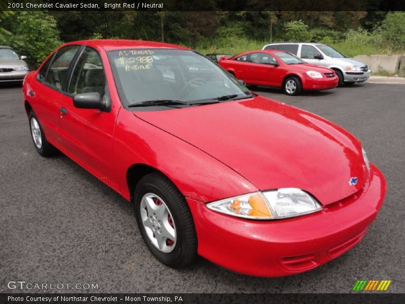 Front 3/4 View of 2001 Cavalier Sedan