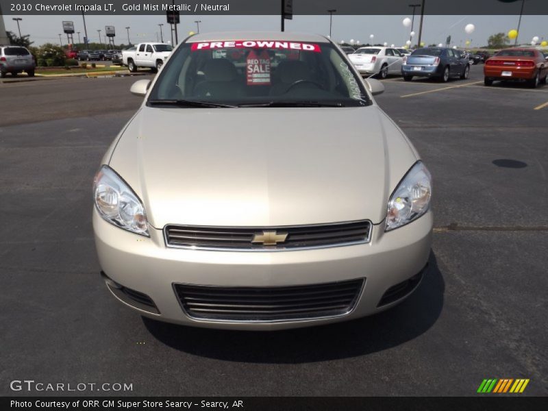 Gold Mist Metallic / Neutral 2010 Chevrolet Impala LT