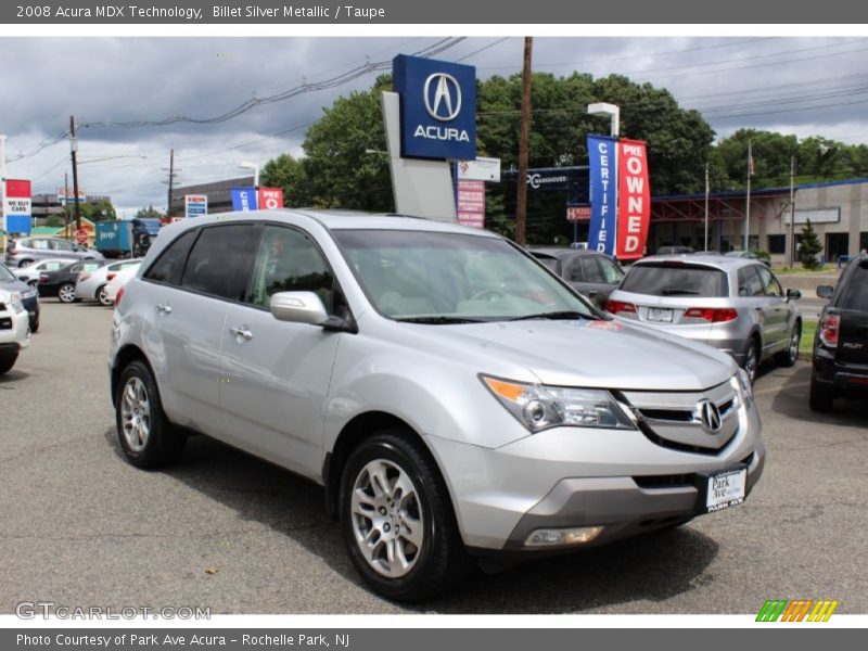 Billet Silver Metallic / Taupe 2008 Acura MDX Technology