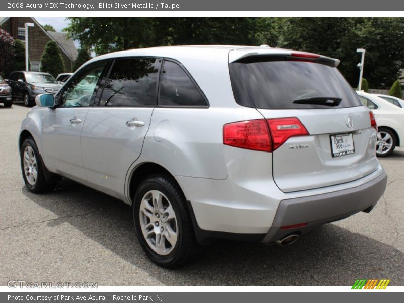 Billet Silver Metallic / Taupe 2008 Acura MDX Technology
