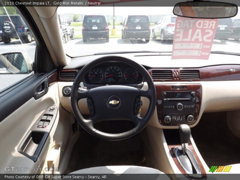 Gold Mist Metallic / Neutral 2010 Chevrolet Impala LT