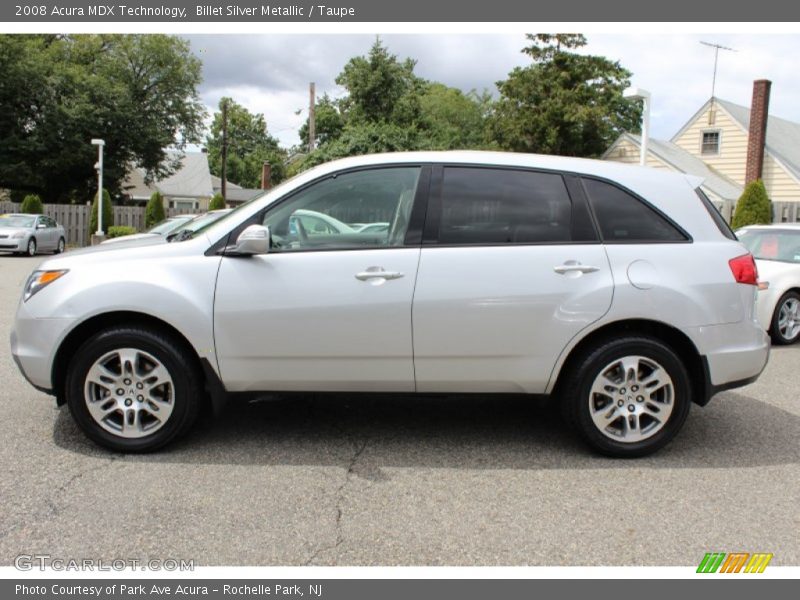 Billet Silver Metallic / Taupe 2008 Acura MDX Technology