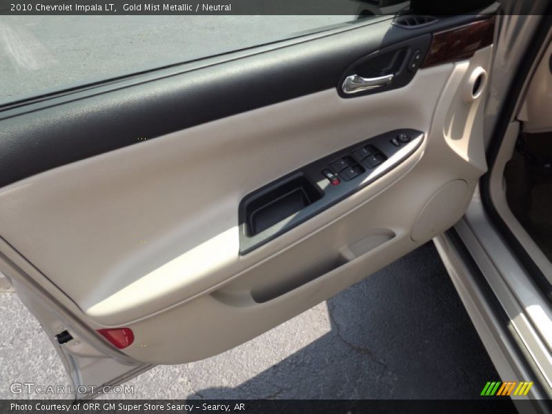 Gold Mist Metallic / Neutral 2010 Chevrolet Impala LT