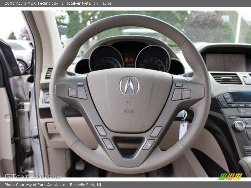 Billet Silver Metallic / Taupe 2008 Acura MDX Technology