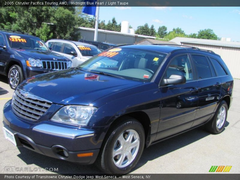 Midnight Blue Pearl / Light Taupe 2005 Chrysler Pacifica Touring AWD