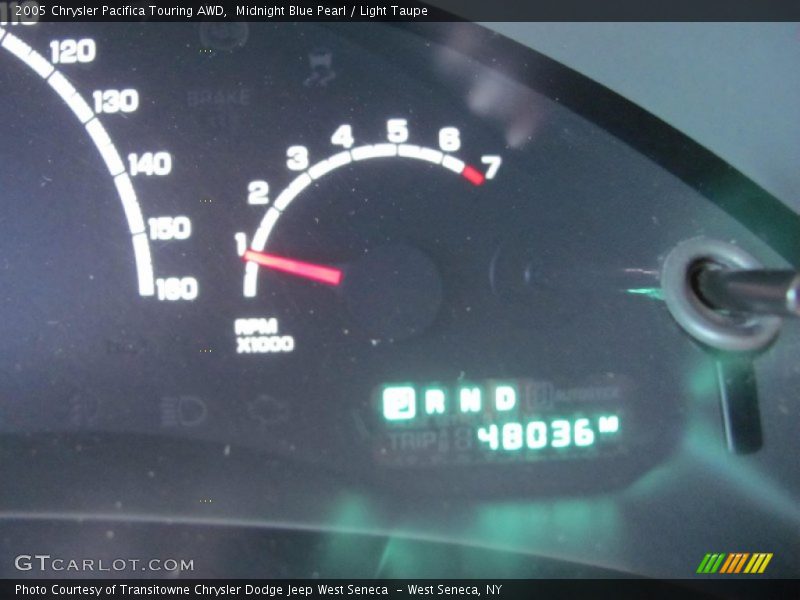 Midnight Blue Pearl / Light Taupe 2005 Chrysler Pacifica Touring AWD