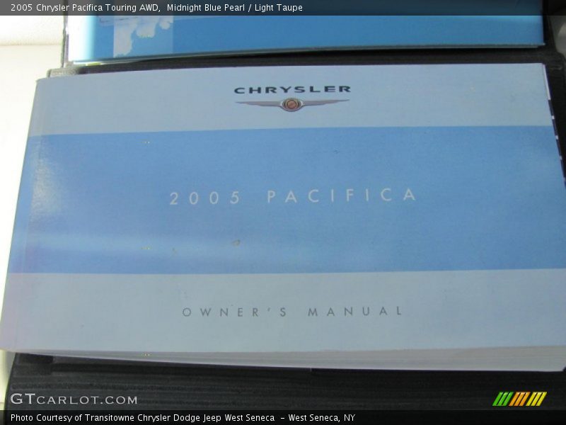 Midnight Blue Pearl / Light Taupe 2005 Chrysler Pacifica Touring AWD