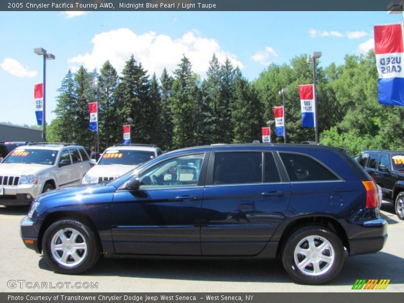 Midnight Blue Pearl / Light Taupe 2005 Chrysler Pacifica Touring AWD