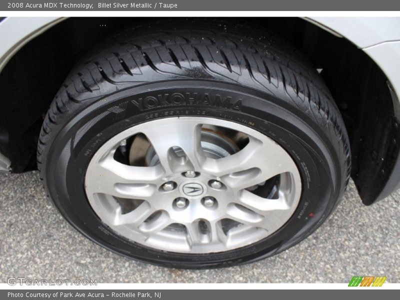 Billet Silver Metallic / Taupe 2008 Acura MDX Technology