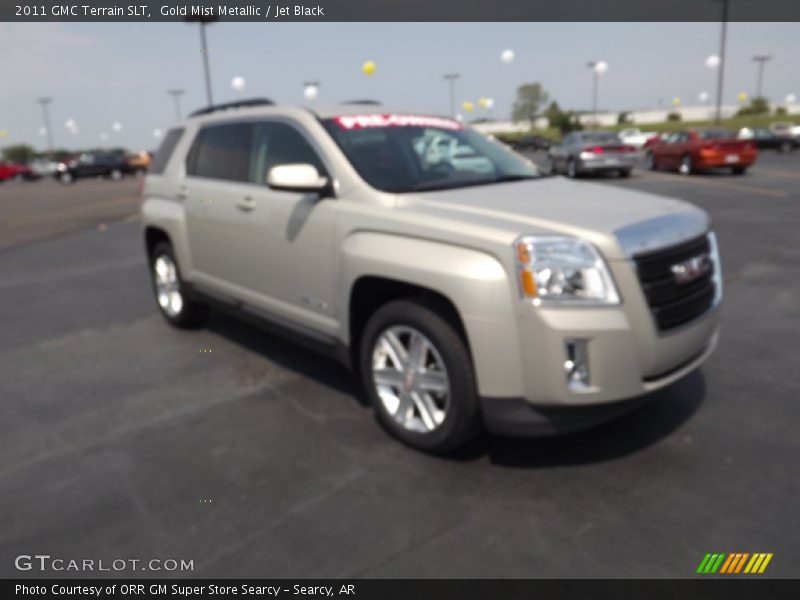 Gold Mist Metallic / Jet Black 2011 GMC Terrain SLT