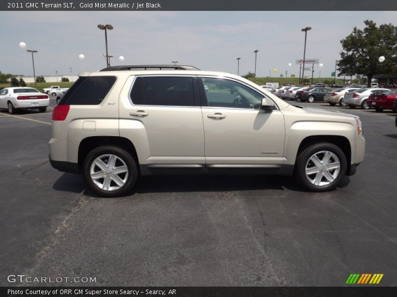 Gold Mist Metallic / Jet Black 2011 GMC Terrain SLT