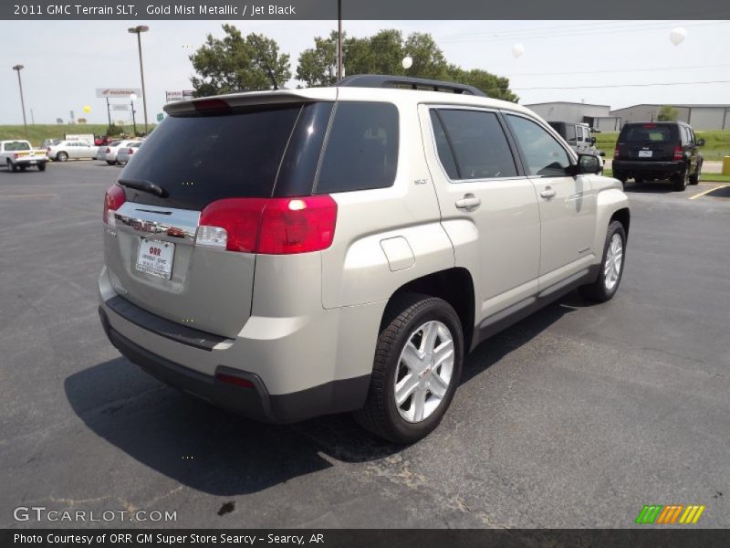 Gold Mist Metallic / Jet Black 2011 GMC Terrain SLT