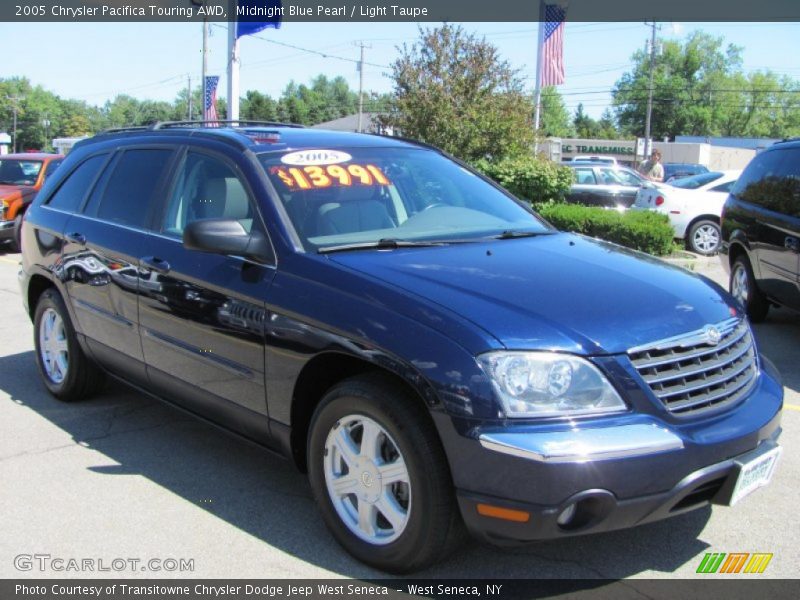 Midnight Blue Pearl / Light Taupe 2005 Chrysler Pacifica Touring AWD
